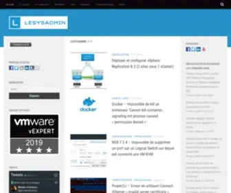Lesysadmin.com(Le journal virtuel de l'administrateur) Screenshot