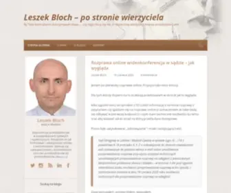 Leszekbloch.pl(Po stronie wierzyciela) Screenshot