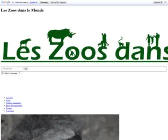 Leszoosdanslemonde.com(Les Zoos dans le Monde) Screenshot