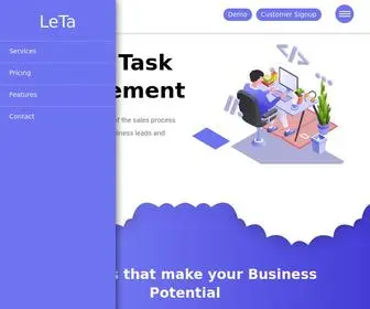 Leta.co.in(Lead & Task Management Software) Screenshot