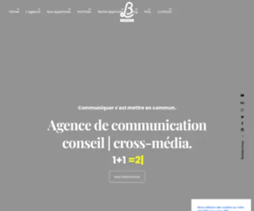 Letb-Synergie.com(Agence conseil en communication Tours) Screenshot