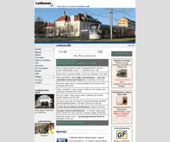 Letbaner.dk(Nærbane) Screenshot