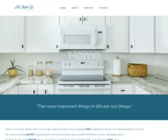 Letcluttergo.com(Let Clutter Go by Kathy Andio) Screenshot