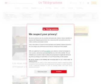 Letelegramme.com(Le T) Screenshot