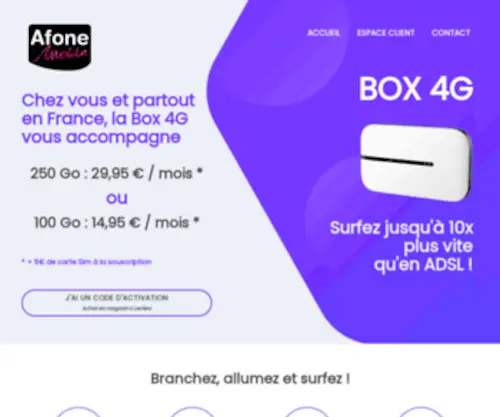 Letelegrammemobile.com(Afone Mobile) Screenshot