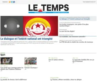 Letemps.com.tn(Le Temps Tunisie) Screenshot