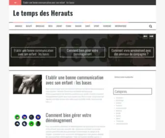 Letempsdesherauts.com(Le temps des Herauts) Screenshot