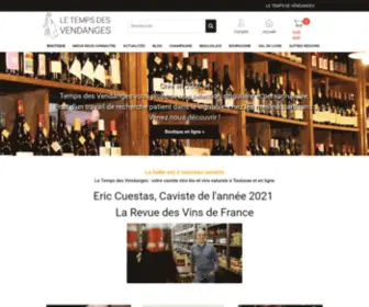 Letempsdesvendanges.com(Vins bio et vins naturels) Screenshot