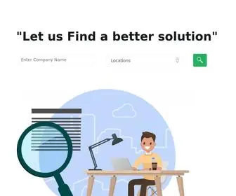 Letfindout.com(Let us Find a better solution) Screenshot