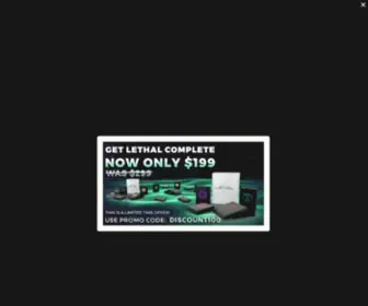 Lethalaudio.com(Lethal Audio) Screenshot