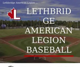 Lethbridgeamericanlegionbaseball.org(Lethbridge American Legion Baseball) Screenshot
