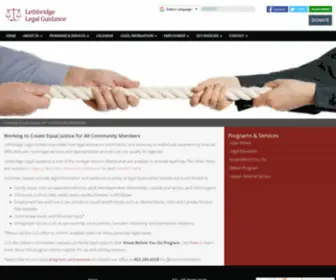 Lethbridgelegalguidance.ca(Lethbridge Legal Guidance) Screenshot