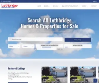 Lethbridgerealestate.com(Lethbridge Real Estate) Screenshot