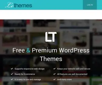 Lethemes.com(Free and Premium WordPress Themes) Screenshot