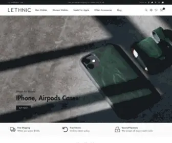 Lethnic.com(Lethnic Leather) Screenshot