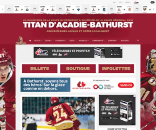 Letitan.com(Titan d'Acadie) Screenshot