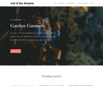 Letitbegnome.com(Garden Gnomes) Screenshot