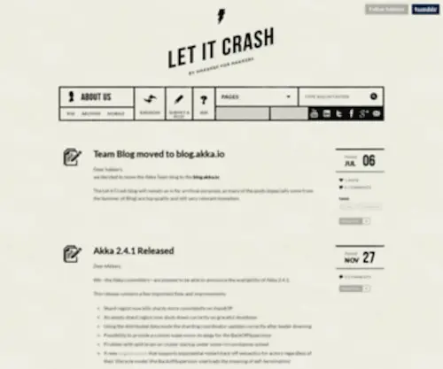 Letitcrash.com(Let it crash) Screenshot