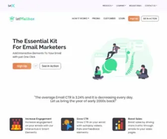 Letmailbox.com(Get More Clicks & Sales From Your Emails) Screenshot