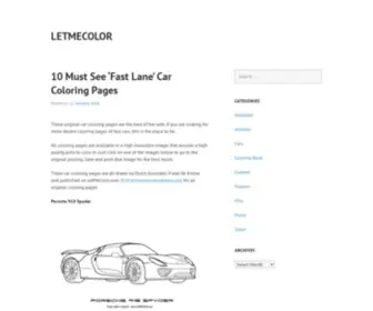 Letmecolor.com(Coloring Pages) Screenshot