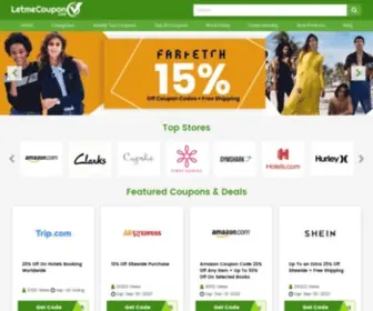 Letmecoupon.com(Let me Coupons) Screenshot