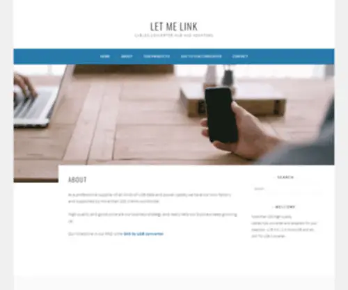 Letmelinkusb.com(CABLES,CONVERTER,HUB AND ADAPTORS) Screenshot