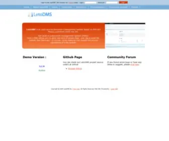 Letodms.com(LetoDMS is an open) Screenshot