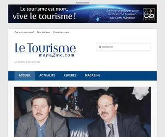 Letourismemagazine.com(Le secteur & ses acteurs) Screenshot