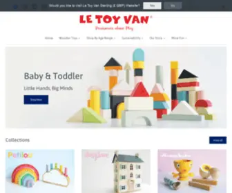 Letoyvan.eu(Le Toy Van Europe) Screenshot