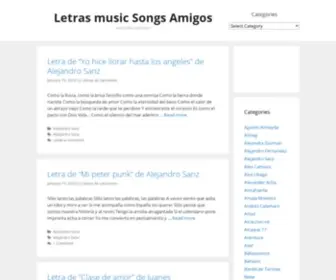 Letr4.com(Letra de canciones Letras song music espanol) Screenshot