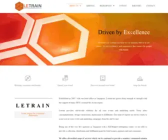 Letrain.com.sg(Letrain Events And Marketing Pte Ltd) Screenshot