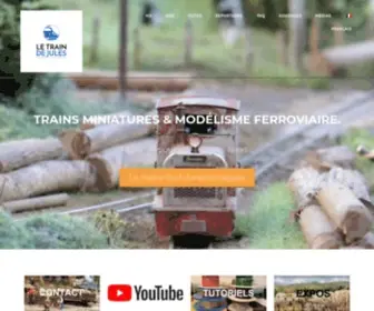 Letraindejules.fr(Le train de Jules) Screenshot