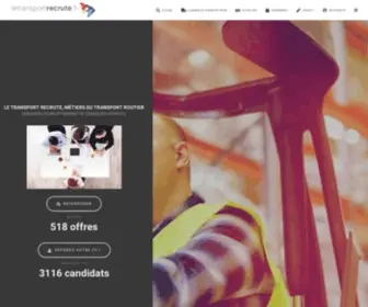 Letransportrecrute.fr(Le transport recrute) Screenshot