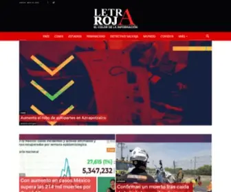 Letraroja.com(Letra Roja) Screenshot