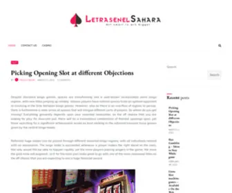 Letrasenelsahara.com(Act smart to win bigger) Screenshot