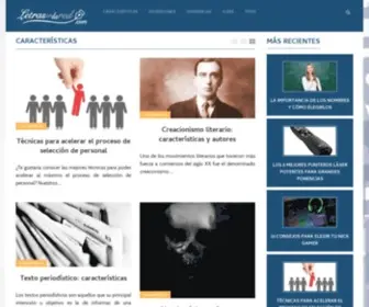 Letrasenlared.com(Portal sobre géneros literarios) Screenshot