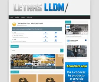 Letraslldm.com(Letra de Cantos LLDM) Screenshot