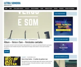 Letrasonora.com.br(Ramon Chrystian) Screenshot