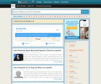 Letraspe.com(LETRAS) Screenshot