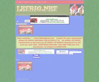 Letrio.info(Le Trio site de pronostic hippique) Screenshot