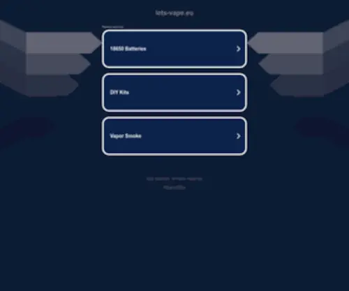Lets-Vape.eu(Lets Vape) Screenshot