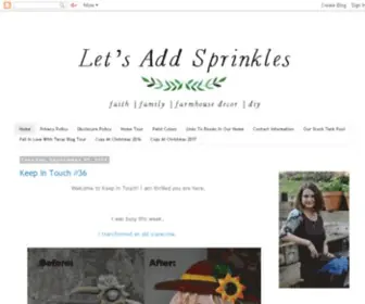 Letsaddsprinkles.com(Let's Add Sprinkles) Screenshot