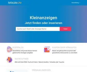 Letsale.de(Kleinanzeigen auf) Screenshot