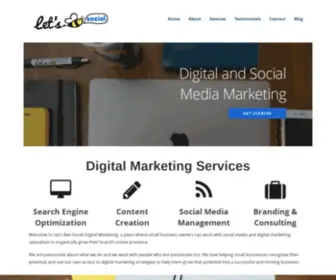 Letsbeesocial.com(Let's Bee Social) Screenshot