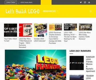 Letsbuildlego.com(News, Reviews, Resources, Deals, Sales and more) Screenshot