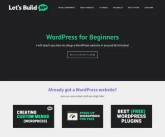 Letsbuildwp.com(Let's Build WordPress) Screenshot
