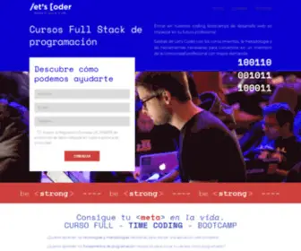 Letscoder.com(Cursos Full Stack de Programación) Screenshot