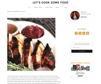 Letscooksomefood.com(Let's Cook Some Food) Screenshot