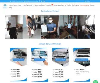 Letscoolaircon.com.sg(Aircon Servicing Singapore) Screenshot