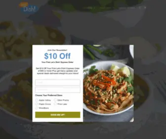 Letsdish.com(Make your life easier (and tastier)) Screenshot